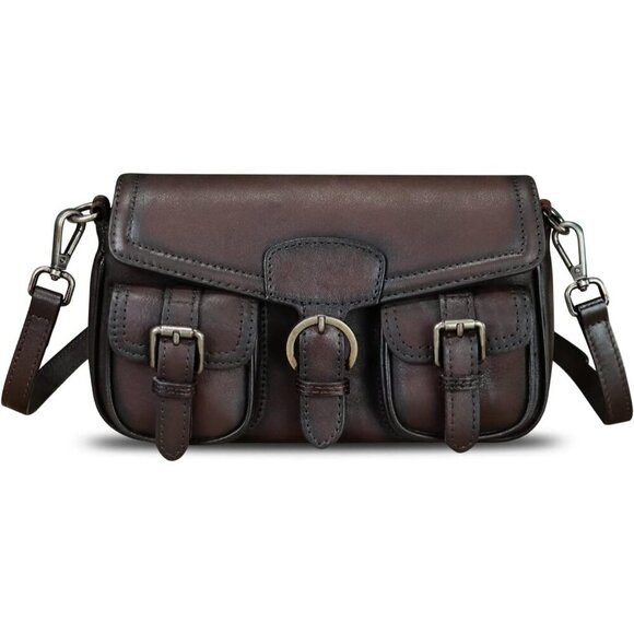 Handcrafted Vintage Satchel in Genuine Leather - Perfect for Every Occasion
